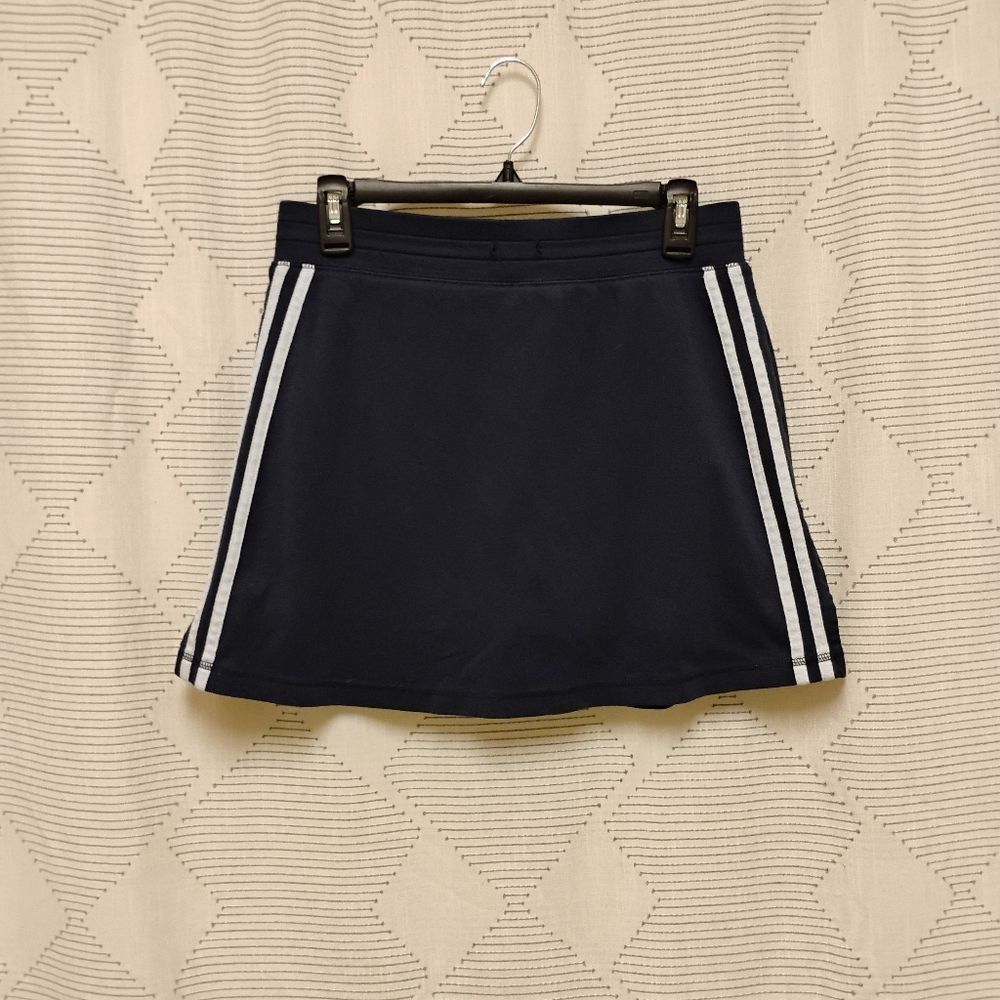 BW Sport Skort Navy Blue with White Stripes Size Medium Women's